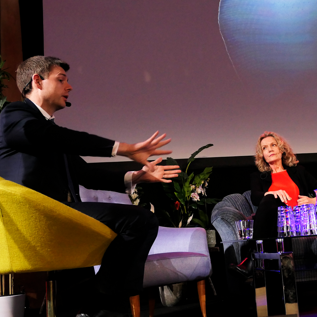 Matthew Goodwin in a vivid discussion with Åsa Wikforss