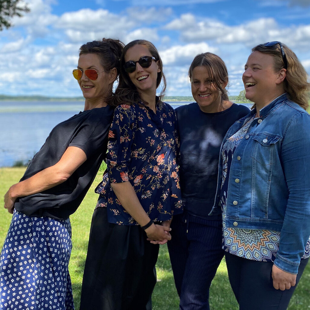 Axfoundations kollegor inom Framtidens mat; Madeleine Linins Mörner, Andrea Giesecke, Anna Henning Moberg och Maria Lundesjö (Christin Hanssen inte på bilden).